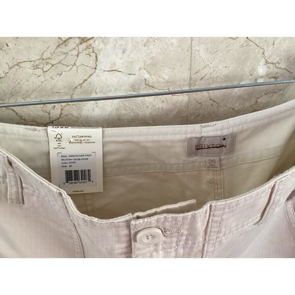 NWT Free People Brixton Vancouver Pants - 28 - Neutral Utility, Oversize, Scandi - Picture 6 of 13